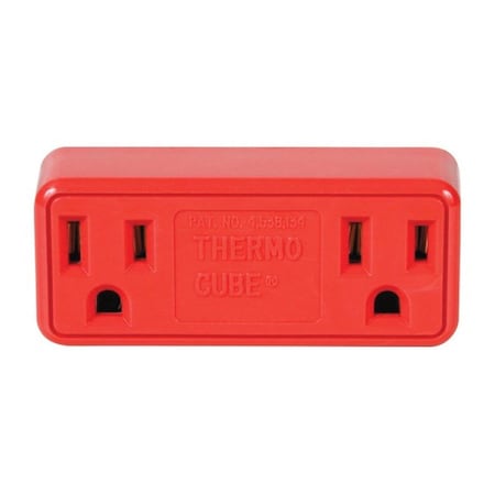 Kilowatt Outlet Strip, Non-Polarized, 5-15R, Red KI152506